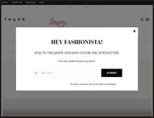 Tablet Screenshot of jerseyfashionista.com